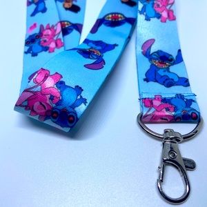 Angel and Stitch lanyard